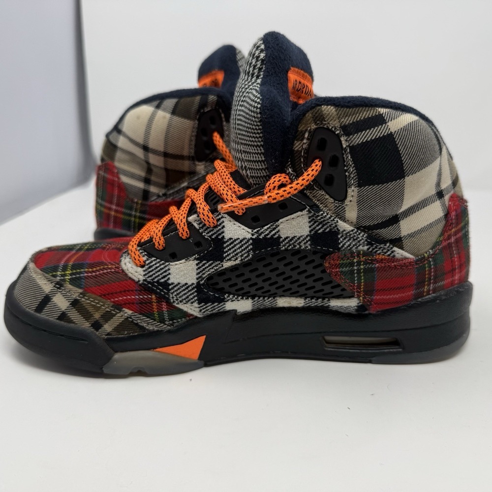 Nike Air Jordan 5 Retro GS FD4814-008 Youth 5.5Y Shoes Plaid Athletic Sneaker - Picture 8 of 12